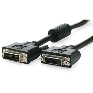 StarTech+15+ft+DVI-D+Single+Link+Monitor+Extension+Cable+-+M%2fF+-+Black