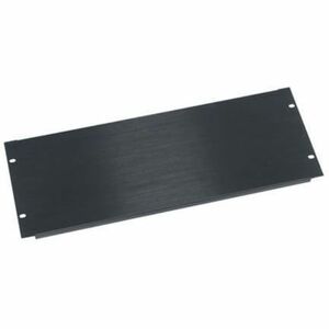 Middle Atlantic 4RU Blank Rack Panel - Anodized Aluminum & Flanged