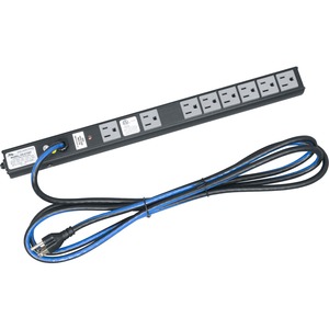 Middle Atlantic High-Density Slim Power Strip - 8 Outlet - 15A