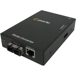 Perle S-1000-S2SC70 Gigabit Ethernet Stand-Alone Media Converter