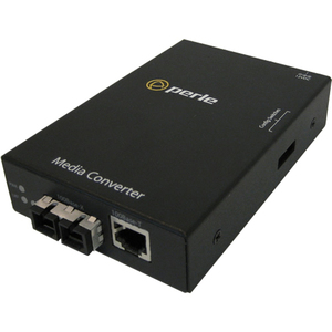 Perle S-100-S2SC20 Fast Ethernet Stand-Alone Media Converter