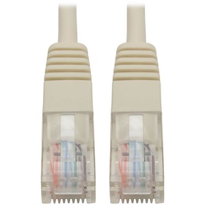 Tripp Lite Cat5e 350 MHz Molded (UTP) Ethernet Cable (RJ45 M/M) PoE White 3 ft. (0.91 m)