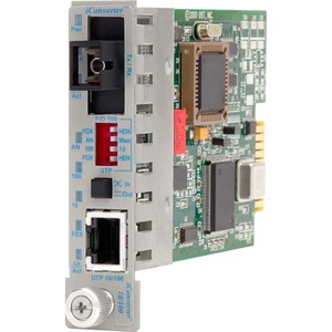 iConverter 10/100 Ethernet Single-Fiber Media Converter RJ45 SC Single-Mode BiDi 20km Module