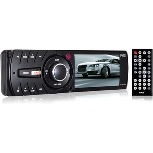 Pyle PL3MP4 Car Flash Video Player - 3" LCD - 16:9 - 240 W RMS - Single DIN - Detachable Front Panel