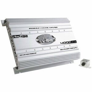 Lanzar Vibe VIBE432 Car Amplifier - 4 Channel - Class AB