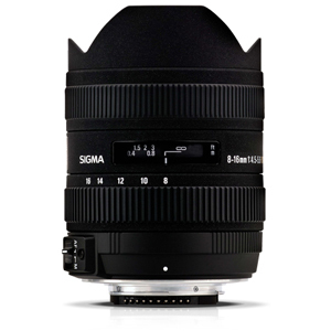Sigma 203101 - 8 mm to 16 mmf/5.6 - Ultra Wide Angle Zoom Lens