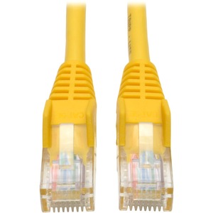 Tripp Lite 10ft Cat5e Cat5 350MHz Snagless Patch Cable RJ45 M/M Yellow 10'