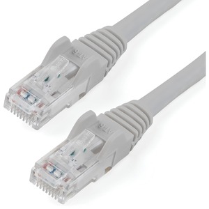 StarTech.com 15ft CAT6 Ethernet Cable - Gray Snagless Gigabit - 100W PoE UTP 650MHz Category 6 Patch Cord UL Certified Wiring/TIA