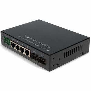 AddOn 4 10/100/1000Base-TX(RJ-45) to 2x open SFP Gigabit Ethernet Switch