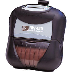 Zebra RW 420 Direct Thermal Printer - Monochrome - Portable - Receipt Print - USB - Serial - Battery Included