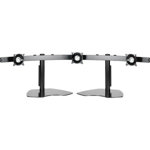 Chief Widescreen Horizontal Triple Monitor Mount Table Stand - For Displays 10-24" - Black