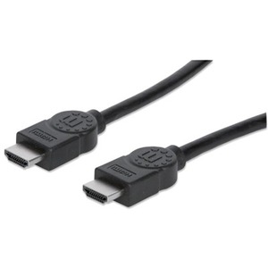 Manhattan HDMI Male to Male High Speed Shielded Cable, 10', Black