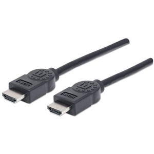 Manhattan HDMI Male to Male High Speed Shielded Cable, 6', Black