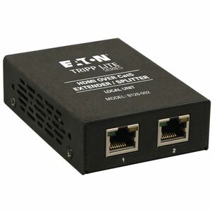 Tripp Lite 2-Port HDMI Over Cat5/Cat6 A/V Extender / Video Splitter 1080p 150'