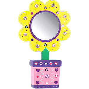 Melissa & Doug Decorate-Your-Own Flower Mirror