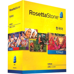 Rosetta Stone Korean v4 TOTALe - Level 1, 2 & 3 Set - Academic Training Course - Korean