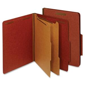 Classification Fldrs,25pt,2-Div,Ltr,2-1/2 Exp,10/BX,RD