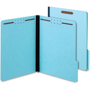 Globe-Weis 1/3 Tab Cut Letter Fastener Folder