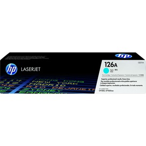 HP 126A (CE311A) Original Standard Yield Laser Toner Cartridge - Single Pack - Cyan - 1 Each