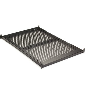 Black Box Fixed Vented Server Shelf, 27 1/4"D, for 19" Rails