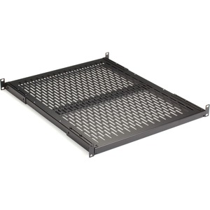 Black Box Fixed Vented Server Shelf, 22.25"D, for 19" Rails