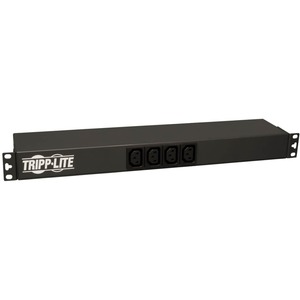 Tripp Lite PDU 3.8kW Single-Phase 208/240V Basic PDU 14 Outlets (12 C13 & 2 C19) NEMA L6-20P Input 15 ft. (4.57 m) Cord 1U Rack-Mount