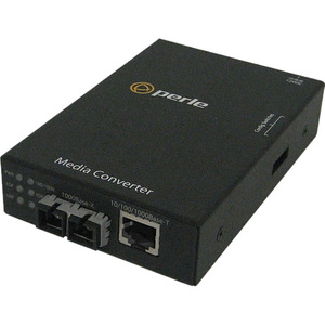 Perle S-1110-S2SC120 Gigabit Ethernet Media Converter