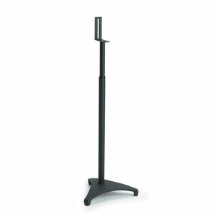 Sanus Euro Series Adjustable Speaker Stand for Satellite Speakers - Height Adjustable 26-42" - Sold as Pair - Black