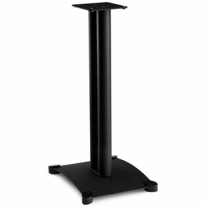 Sanus Steel Series Heavy-Duty Speaker Stand for Bookshelf Speakers - Sold as Pair - 26in Height - Black