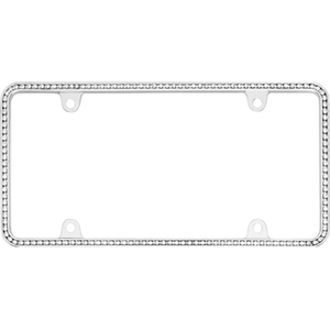 Cruiser Diamondesque License Plate Frame