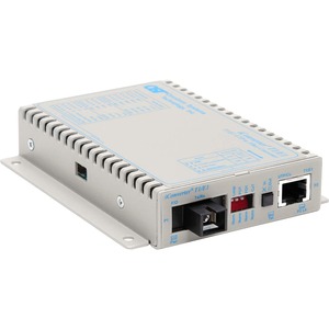 iConverter T1/E1 Single-Fiber Media Converter RJ48 SC Single-mode 20km BiDi Wide Temp