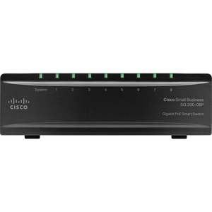 Cisco SG200-08P Gigabit PoE Smart Switch