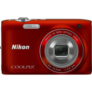 Nikon Coolpix S3100 14 Megapixel Compact Camera - Red