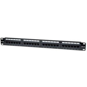 Intellinet Network Solutions 24-Port Rackmount Cat5e UTP 110/Krone Patch Panel, 1U