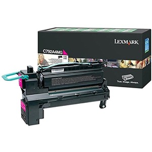 Lexmark C792A4MG Laser Toner Cartridge - Magenta - 1 Pack