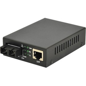Amer Media Converter - 1 x Network (RJ-45) - 1 x SC Ports - 1000Base-T-1000Base-LX - 6.21 