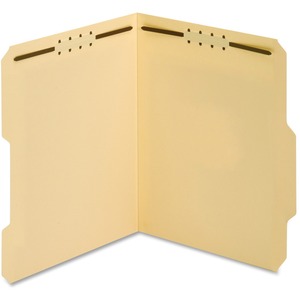 Folder w/2 Fastners, 11pt, 3/4 Exp, 2/5 Cut, Ltr, 50/BX, MLA