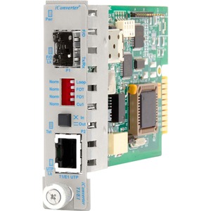 iConverter T1/E1 Media Converter RJ48 SFP Module