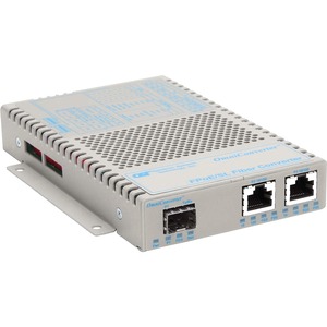 OmniConverter SL 10/100 PoE Ethernet Fiber Media Converter Switch RJ45 SFP