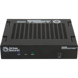 AtlasIED PA40G Amplifier - 40 W RMS - 1 Channel - Black