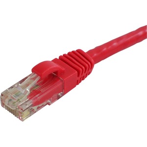 Lynn Electronics 10FT Red CAT6 Snagless Molded Booted Patch Cord