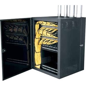 Middle Atlantic Cablesafe CWR-26-36SD4 Rack Cabinet With Solid Front Door and 8 D-Rings