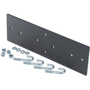 Ortronics Mounting Plate for Cable Runway, Rack - Black