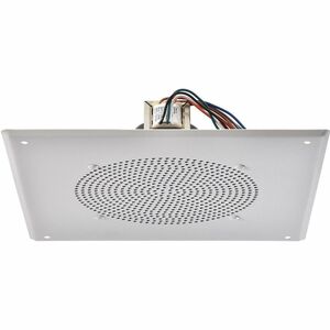 Quam C5/BU/SW Indoor Screw Mount, Ceiling Mountable Speaker - 12 W RMS - White - TAA Compliant