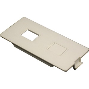 Wiremold 5500 Dual RJ11/RJ45 Connector Faceplate Fitting