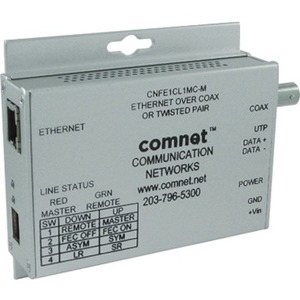 ComNet Ethernet over twisted pair or coaxial cable using VDSL2 (EoVDSL) technology