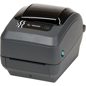 Zebra GK420t Desktop Direct Thermal/Thermal Transfer Printer - Monochrome - Label Print - Fast Ethernet - USB