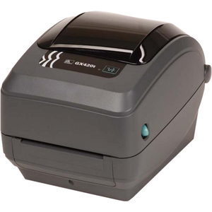 Zebra GX420t Desktop Direct Thermal/Thermal Transfer Printer - Monochrome - Label Print - USB - Serial - Parallel