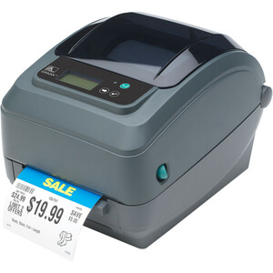 Zebra GX420t Desktop Direct Thermal/Thermal Transfer Printer - Monochrome - Label Print - USB - Serial - Parallel - Bluetooth