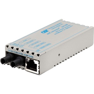 miConverter 10/100 Ethernet Fiber Media Converter RJ45 ST Single-Mode 30km